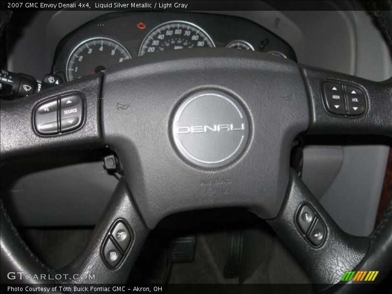 Liquid Silver Metallic / Light Gray 2007 GMC Envoy Denali 4x4