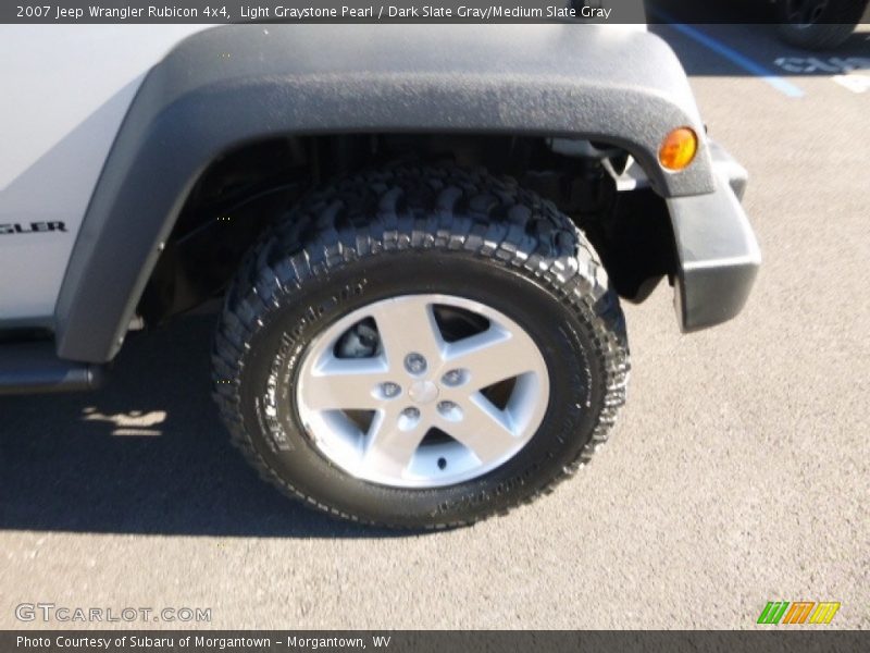 Light Graystone Pearl / Dark Slate Gray/Medium Slate Gray 2007 Jeep Wrangler Rubicon 4x4