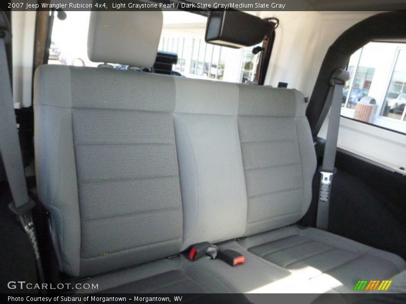 Light Graystone Pearl / Dark Slate Gray/Medium Slate Gray 2007 Jeep Wrangler Rubicon 4x4