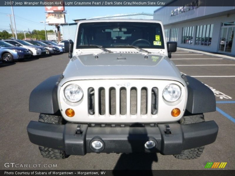 Light Graystone Pearl / Dark Slate Gray/Medium Slate Gray 2007 Jeep Wrangler Rubicon 4x4