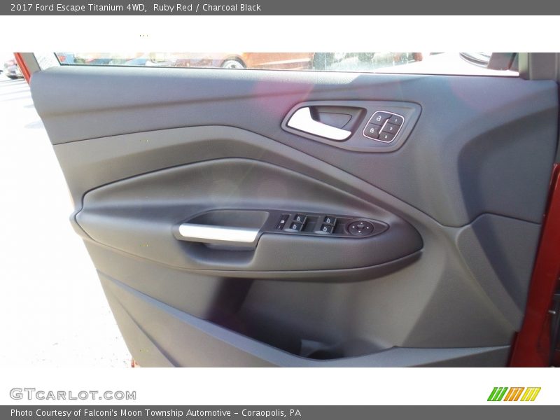 Ruby Red / Charcoal Black 2017 Ford Escape Titanium 4WD