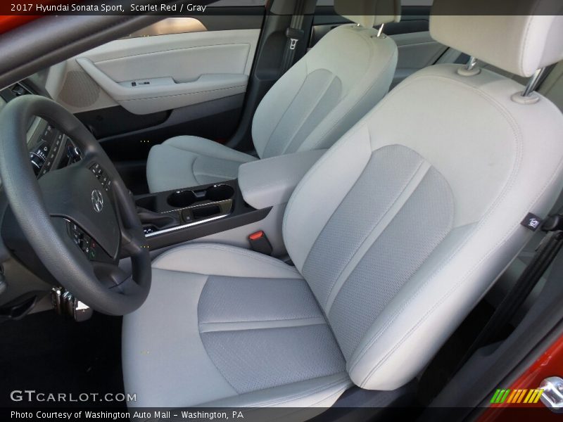 Front Seat of 2017 Sonata Sport
