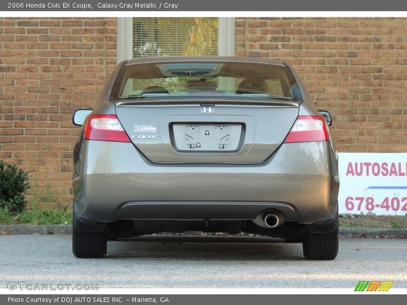 Galaxy Gray Metallic / Gray 2006 Honda Civic EX Coupe