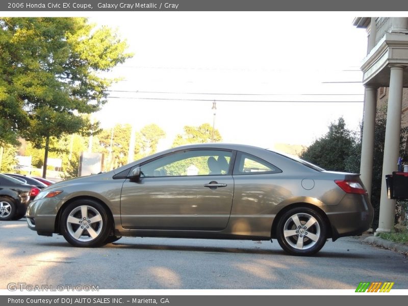 Galaxy Gray Metallic / Gray 2006 Honda Civic EX Coupe