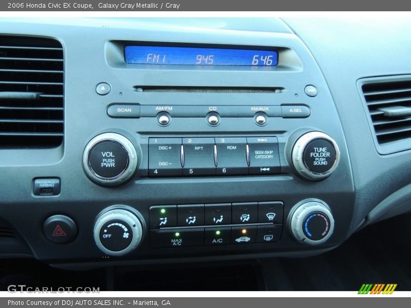 Galaxy Gray Metallic / Gray 2006 Honda Civic EX Coupe