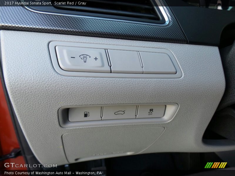 Controls of 2017 Sonata Sport
