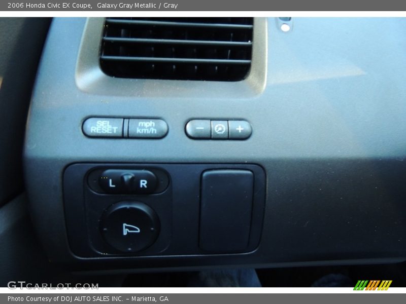 Galaxy Gray Metallic / Gray 2006 Honda Civic EX Coupe