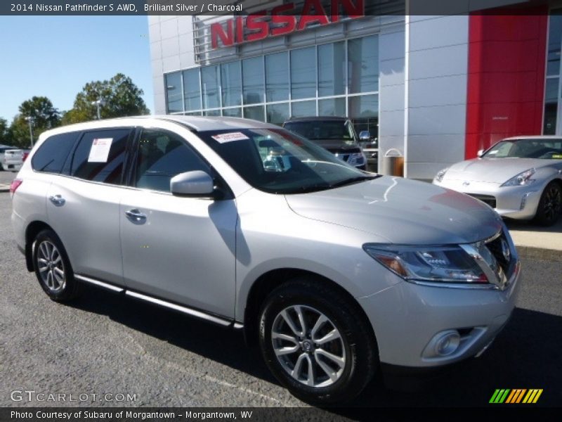 Brilliant Silver / Charcoal 2014 Nissan Pathfinder S AWD