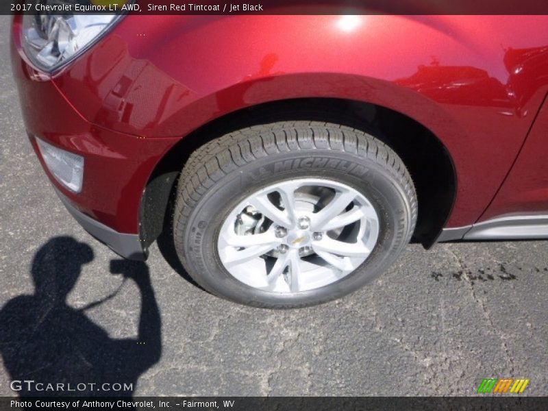 Siren Red Tintcoat / Jet Black 2017 Chevrolet Equinox LT AWD