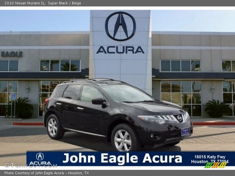 Super Black / Beige 2010 Nissan Murano SL