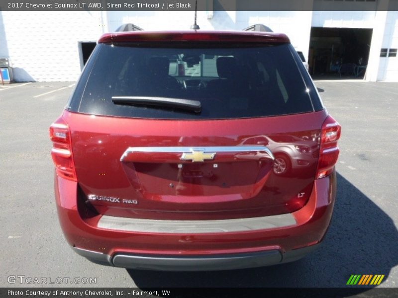 Siren Red Tintcoat / Jet Black 2017 Chevrolet Equinox LT AWD