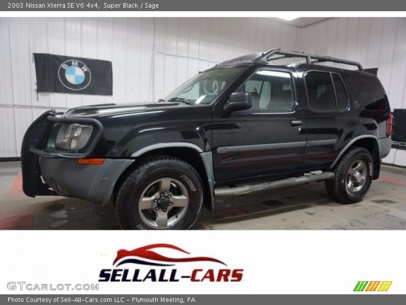 Super Black / Sage 2003 Nissan Xterra SE V6 4x4