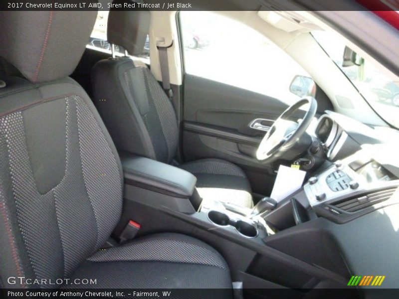 Siren Red Tintcoat / Jet Black 2017 Chevrolet Equinox LT AWD