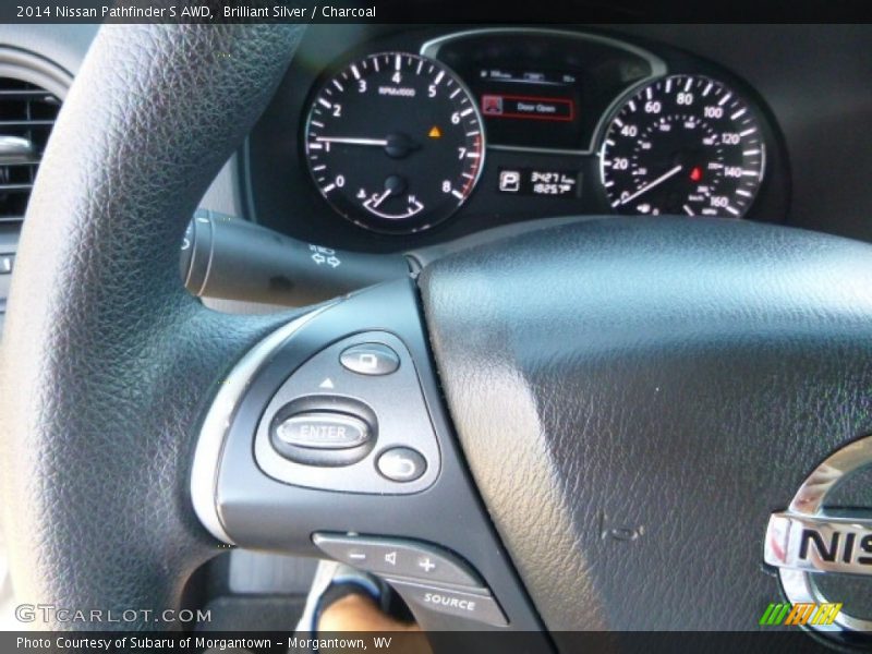 Brilliant Silver / Charcoal 2014 Nissan Pathfinder S AWD