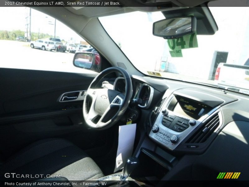 Siren Red Tintcoat / Jet Black 2017 Chevrolet Equinox LT AWD