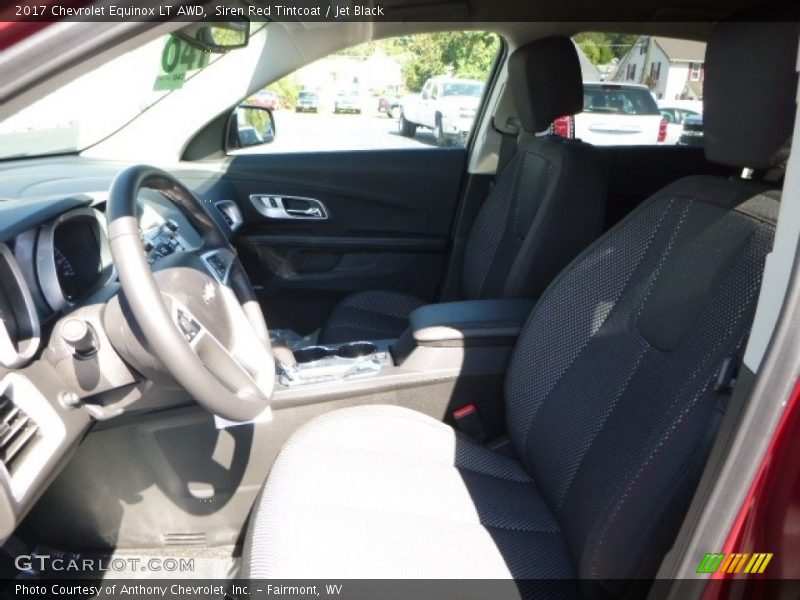 Siren Red Tintcoat / Jet Black 2017 Chevrolet Equinox LT AWD
