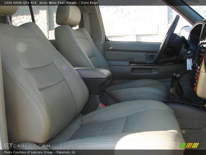 Arctic White Pearl Metallic / Stone Beige 1998 Infiniti QX4 4x4