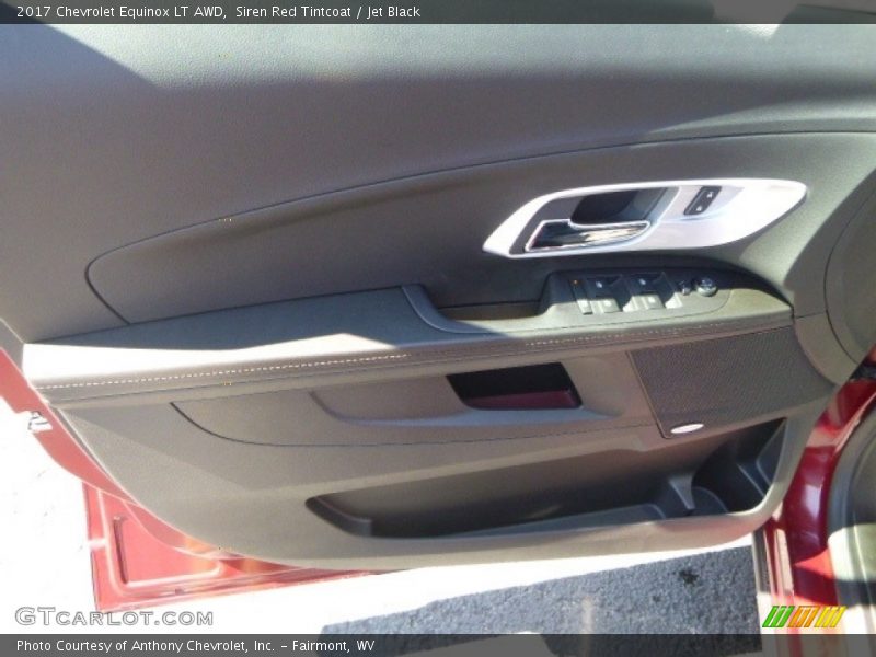 Siren Red Tintcoat / Jet Black 2017 Chevrolet Equinox LT AWD