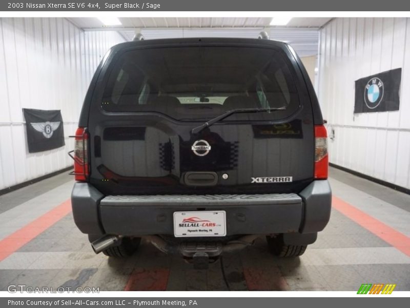 Super Black / Sage 2003 Nissan Xterra SE V6 4x4