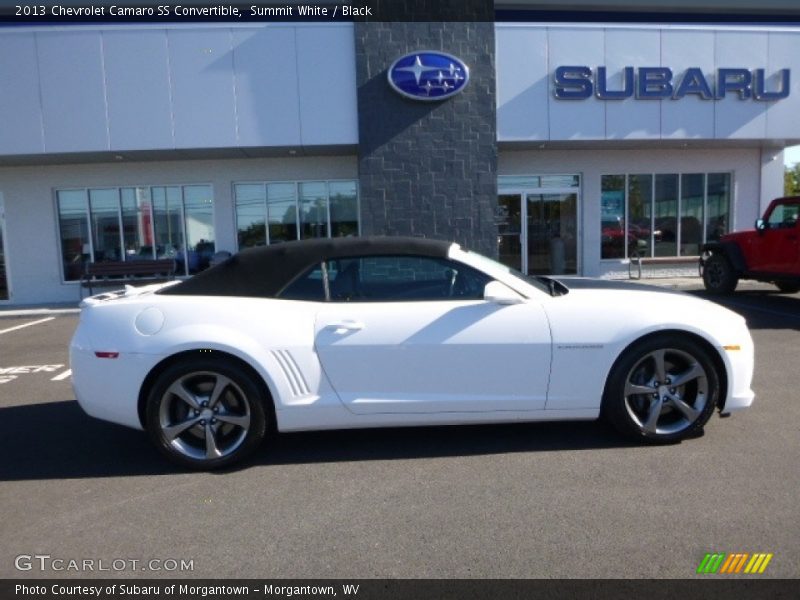 Summit White / Black 2013 Chevrolet Camaro SS Convertible