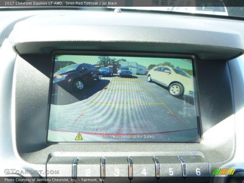 Siren Red Tintcoat / Jet Black 2017 Chevrolet Equinox LT AWD