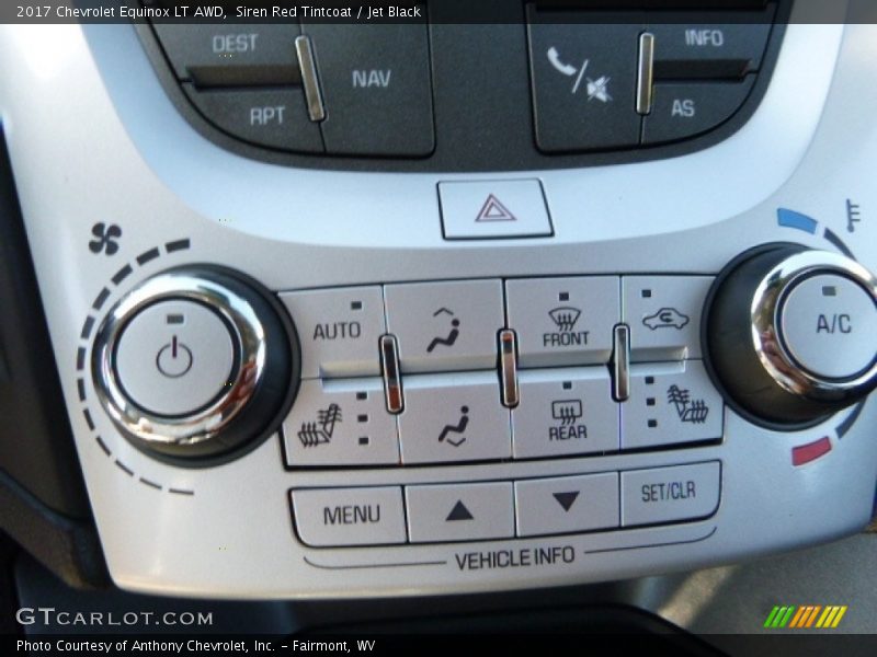Siren Red Tintcoat / Jet Black 2017 Chevrolet Equinox LT AWD