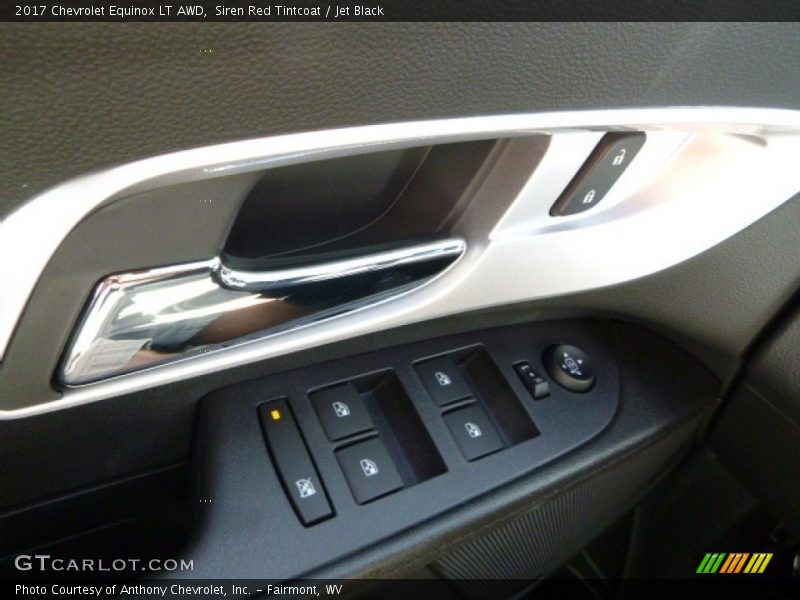 Siren Red Tintcoat / Jet Black 2017 Chevrolet Equinox LT AWD