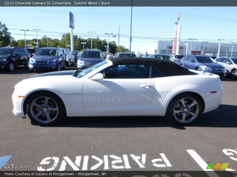 Summit White / Black 2013 Chevrolet Camaro SS Convertible