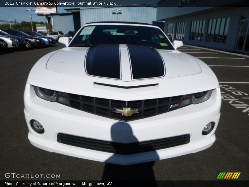 Summit White / Black 2013 Chevrolet Camaro SS Convertible