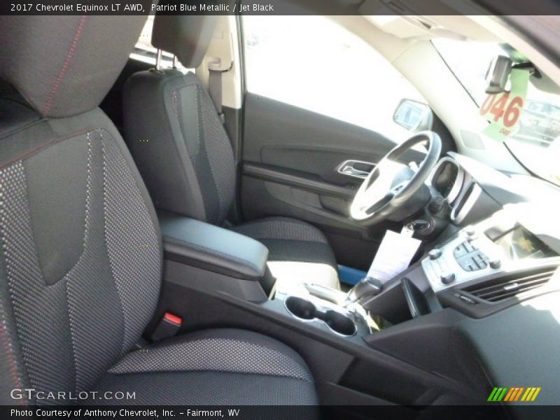 Patriot Blue Metallic / Jet Black 2017 Chevrolet Equinox LT AWD