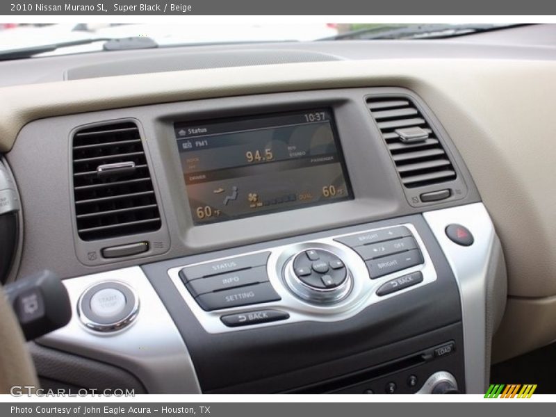 Super Black / Beige 2010 Nissan Murano SL