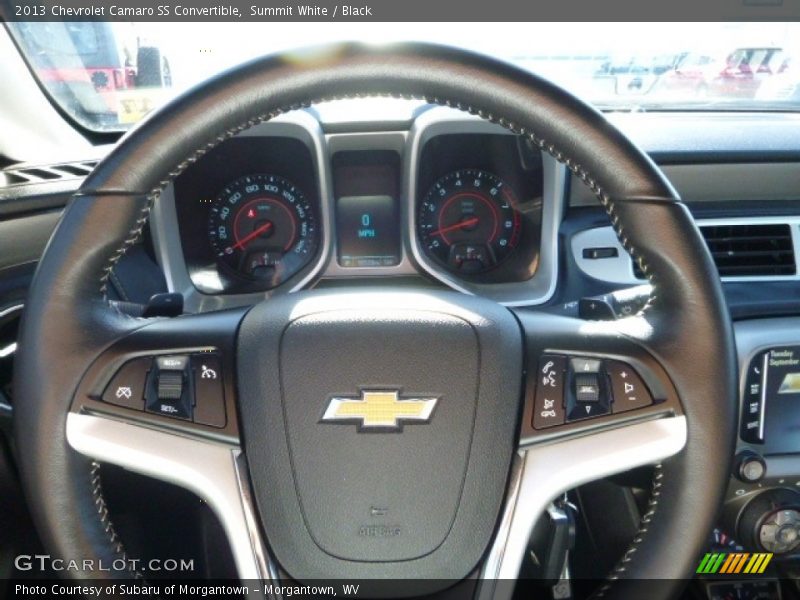 Summit White / Black 2013 Chevrolet Camaro SS Convertible