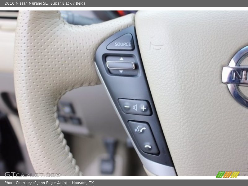 Super Black / Beige 2010 Nissan Murano SL
