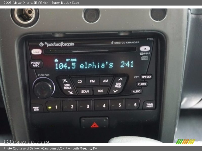 Super Black / Sage 2003 Nissan Xterra SE V6 4x4