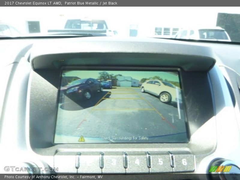 Patriot Blue Metallic / Jet Black 2017 Chevrolet Equinox LT AWD