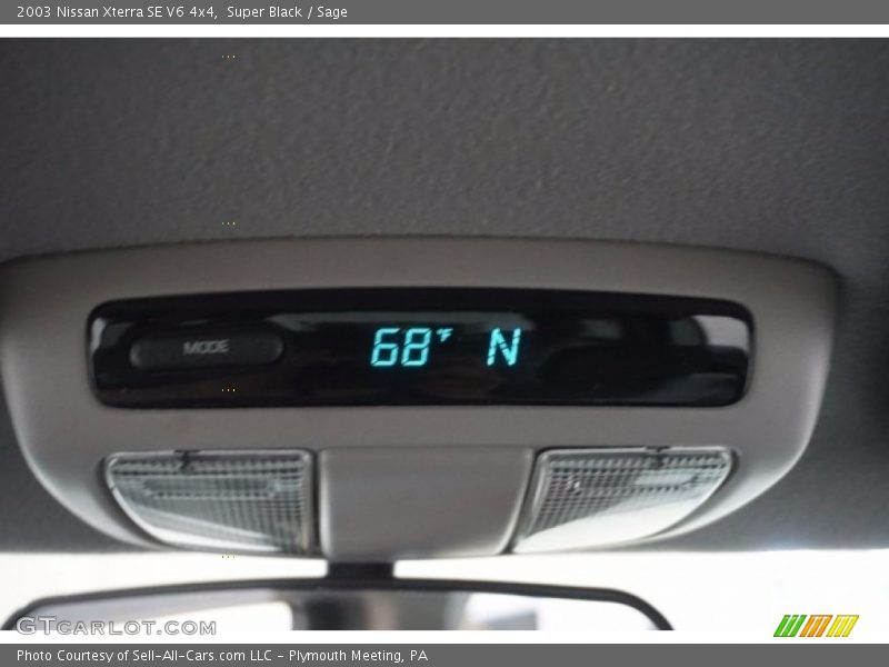 Super Black / Sage 2003 Nissan Xterra SE V6 4x4