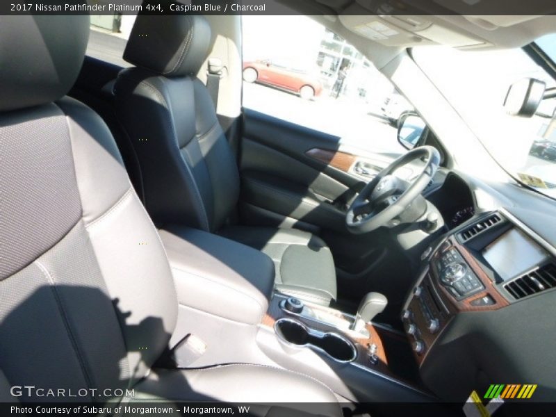 Caspian Blue / Charcoal 2017 Nissan Pathfinder Platinum 4x4
