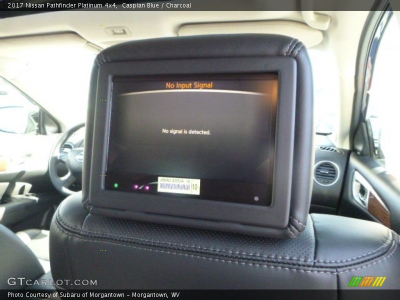 Entertainment System of 2017 Pathfinder Platinum 4x4