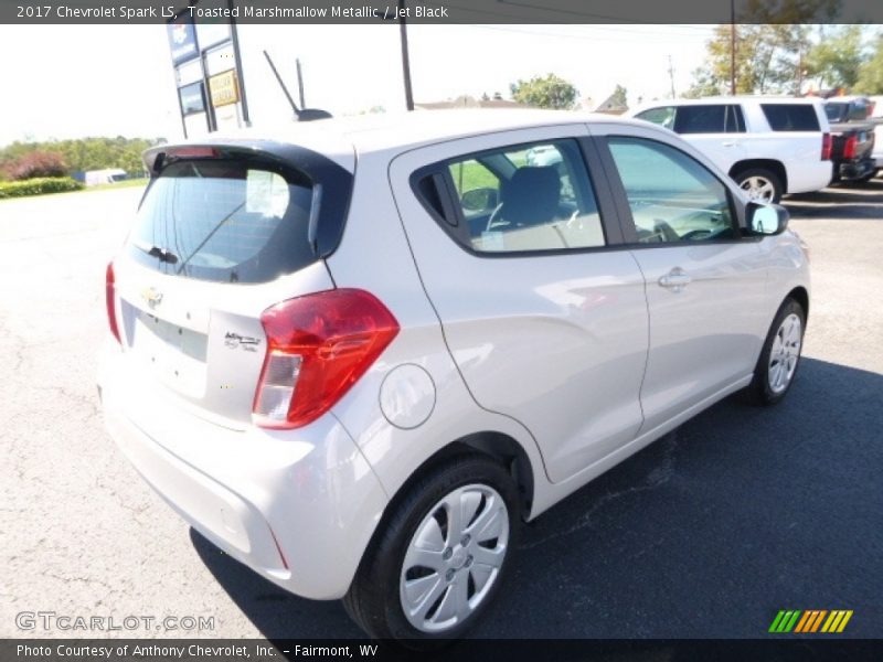 Toasted Marshmallow Metallic / Jet Black 2017 Chevrolet Spark LS