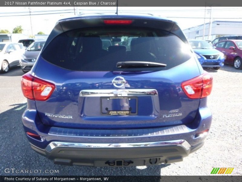 Caspian Blue / Charcoal 2017 Nissan Pathfinder Platinum 4x4