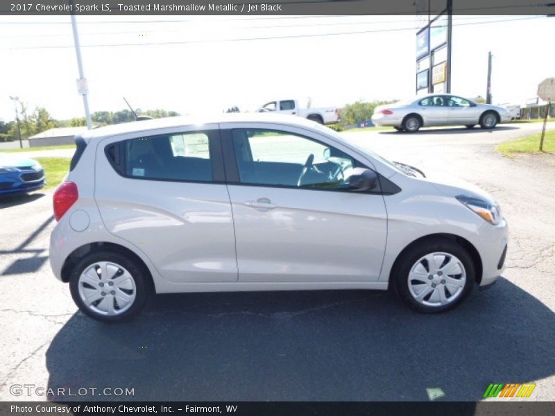 Toasted Marshmallow Metallic / Jet Black 2017 Chevrolet Spark LS