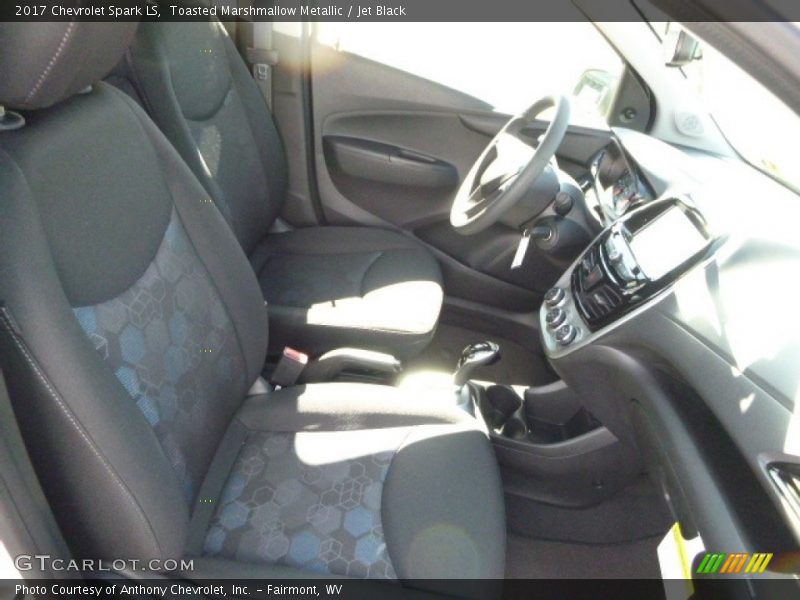 Toasted Marshmallow Metallic / Jet Black 2017 Chevrolet Spark LS