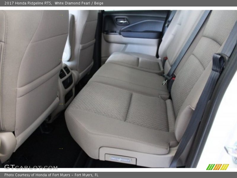 Rear Seat of 2017 Ridgeline RTS