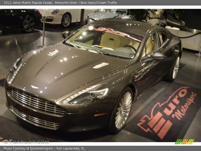 Meteorite Silver / Blue Haze/Cream Truffle 2011 Aston Martin Rapide Sedan