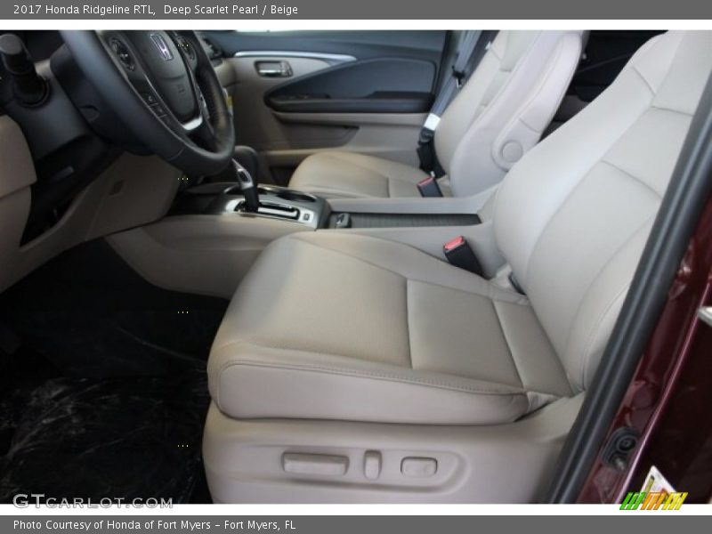 Deep Scarlet Pearl / Beige 2017 Honda Ridgeline RTL