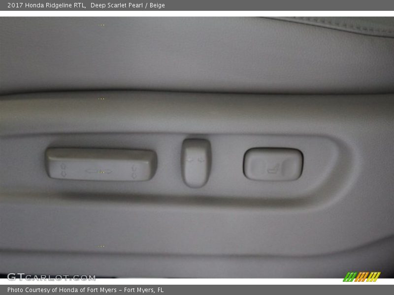 Deep Scarlet Pearl / Beige 2017 Honda Ridgeline RTL