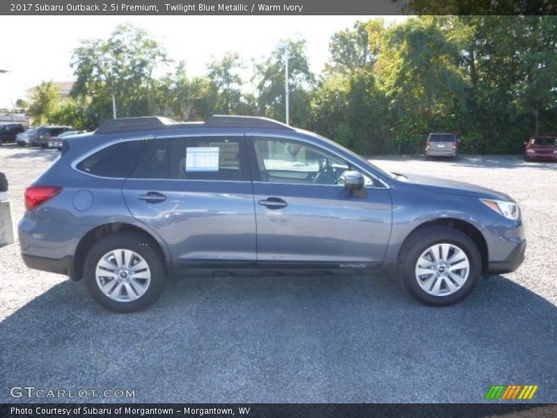 Twilight Blue Metallic / Warm Ivory 2017 Subaru Outback 2.5i Premium