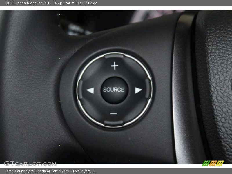 Deep Scarlet Pearl / Beige 2017 Honda Ridgeline RTL