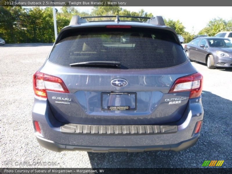 Twilight Blue Metallic / Warm Ivory 2017 Subaru Outback 2.5i Premium