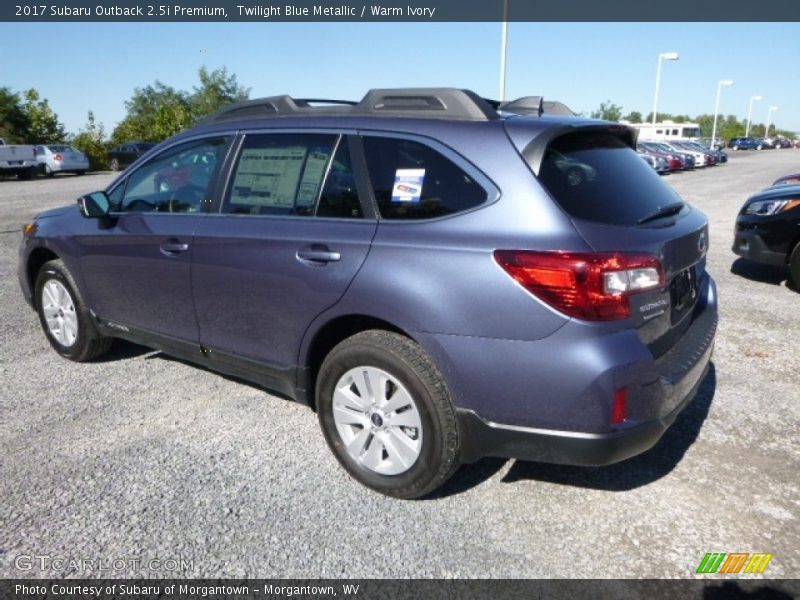 Twilight Blue Metallic / Warm Ivory 2017 Subaru Outback 2.5i Premium